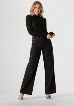 zwarte summum tops & t-shirts top spider mesh