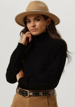 zwarte summum tops & t-shirts smocked sweater basic knit