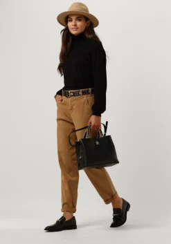 zwarte summum tops & t-shirts smocked sweater basic knit