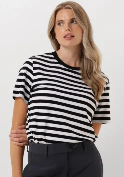 zwarte summum t-shirt short sleeve top classic cotton tee