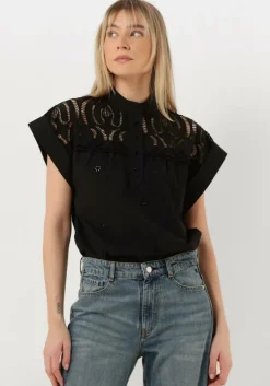 zwarte suncoo blouses lina