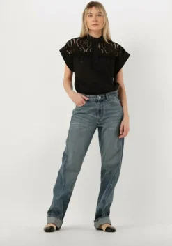 zwarte suncoo blouses lina