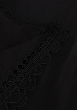 zwarte suncoo midi jurk cristy