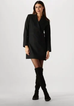 zwarte suncoo mini jurk cherry