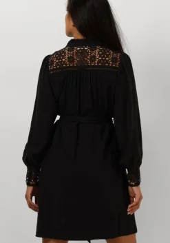 zwarte suncoo mini jurk ceylan