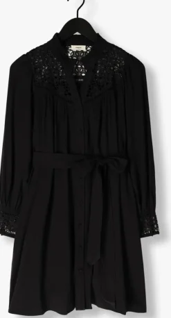 zwarte suncoo mini jurk ceylan