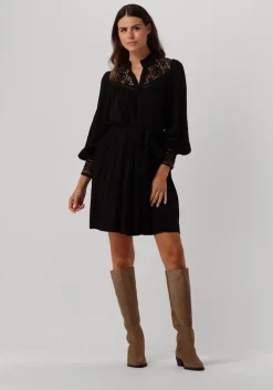 zwarte suncoo mini jurk ceylan