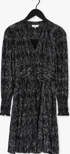 zwarte suncoo mini jurk robe celina