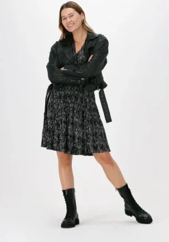 zwarte suncoo mini jurk robe celina