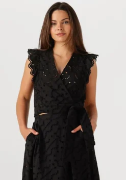 zwarte suncoo top lila