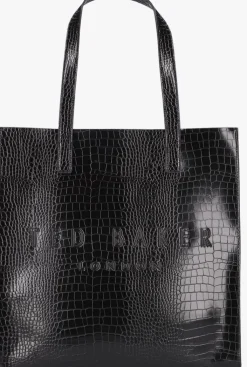 zwarte ted baker shopper croccon