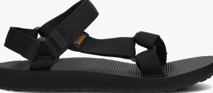 zwarte teva platte sandalen w original universal