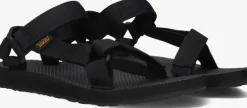 zwarte teva platte sandalen w original universal