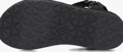 zwarte teva platte sandalen w original universal