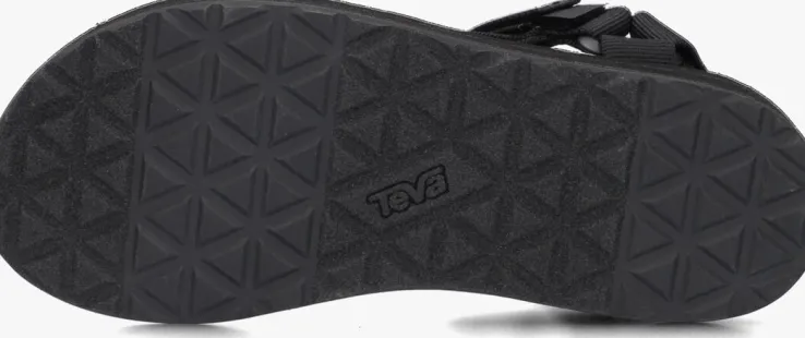 zwarte teva platte sandalen w original universal