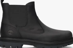 zwarte timberland chelsea boots britton road mid chelsea