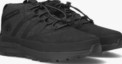 zwarte timberland hoge sneakers euro trekker low k