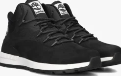 zwarte timberland hoge sneakers sprint trekker mid lace up m