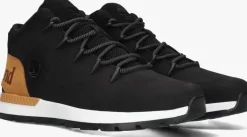zwarte timberland hoge sneakers sprint trekker mid lace m