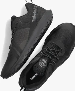 zwarte timberland lage sneakers winsor trail low lace up