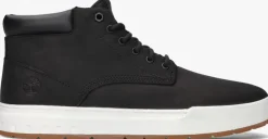 zwarte timberland lage sneakers maple grove mid lace up