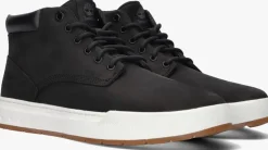 zwarte timberland lage sneakers maple grove mid lace up