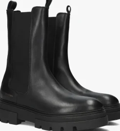 zwarte tommy hilfiger chelsea boots monochromatic chelsea boot