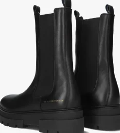 zwarte tommy hilfiger chelsea boots monochromatic chelsea boot