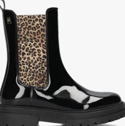 zwarte tommy hilfiger chelsea boots 34027