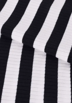 zwarte tommy hilfiger coltrui slim 5x2 rib roll-nk ls