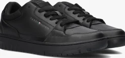 zwarte tommy hilfiger lage sneakers tommy hilfiger basket core ess