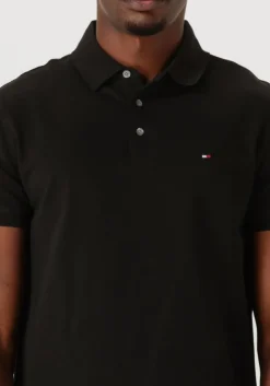 zwarte tommy hilfiger polo core 1985 slim polo