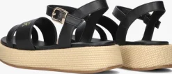 zwarte tommy hilfiger sandalen 33793