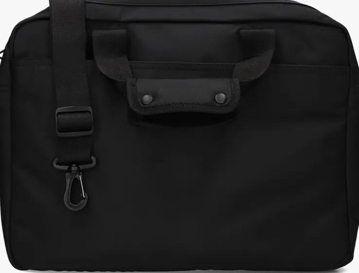 zwarte tommy hilfiger schoudertas th repreve computer bag