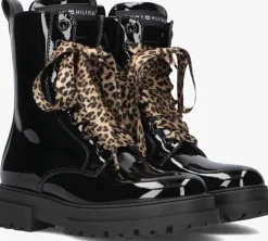 zwarte tommy hilfiger veterboots 34026