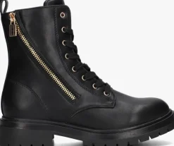 zwarte tommy hilfiger veterboots 33015