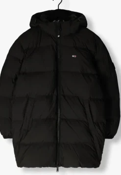 zwarte tommy jeans parka's tjm essential down parka