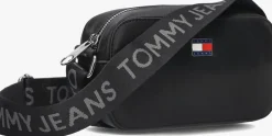 zwarte tommy jeans schoudertas tjw daily elev camara bag