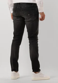 zwarte tommy jeans slim fit jeans austin slim tprd ch1284