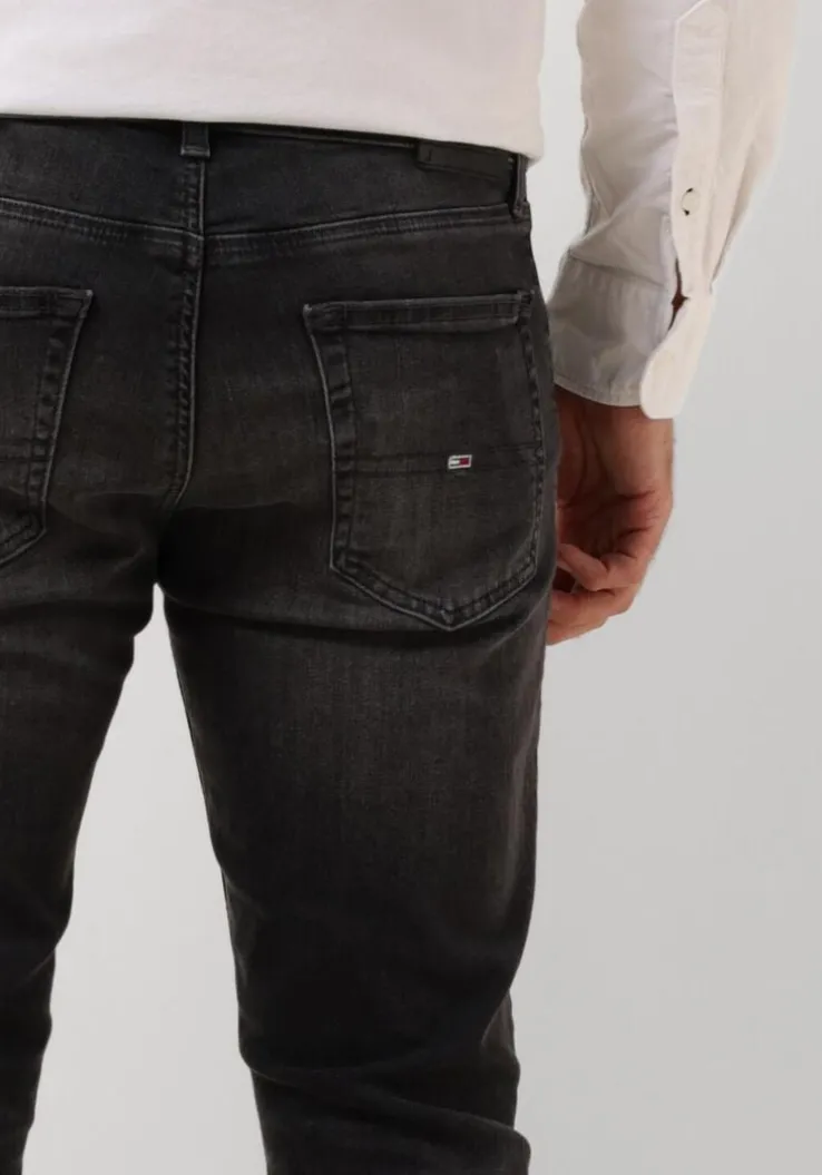zwarte tommy jeans slim fit jeans austin slim tprd ch1284