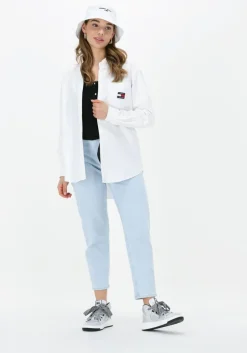 zwarte tommy jeans top tjw essential strappy top