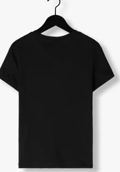 zwarte tommy jeans t-shirt tjw slim essential logo 2 tee