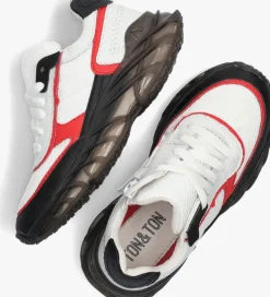 zwarte ton & ton lage sneakers marny