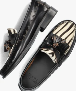 zwarte toral loafers town