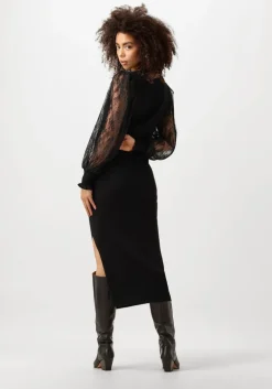 zwarte twinset milano blouses 242tt3162