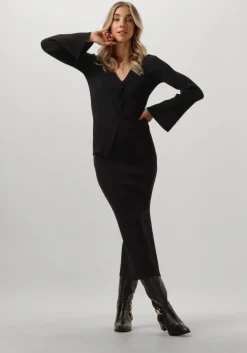 zwarte twinset milano maxirok 242tt3026