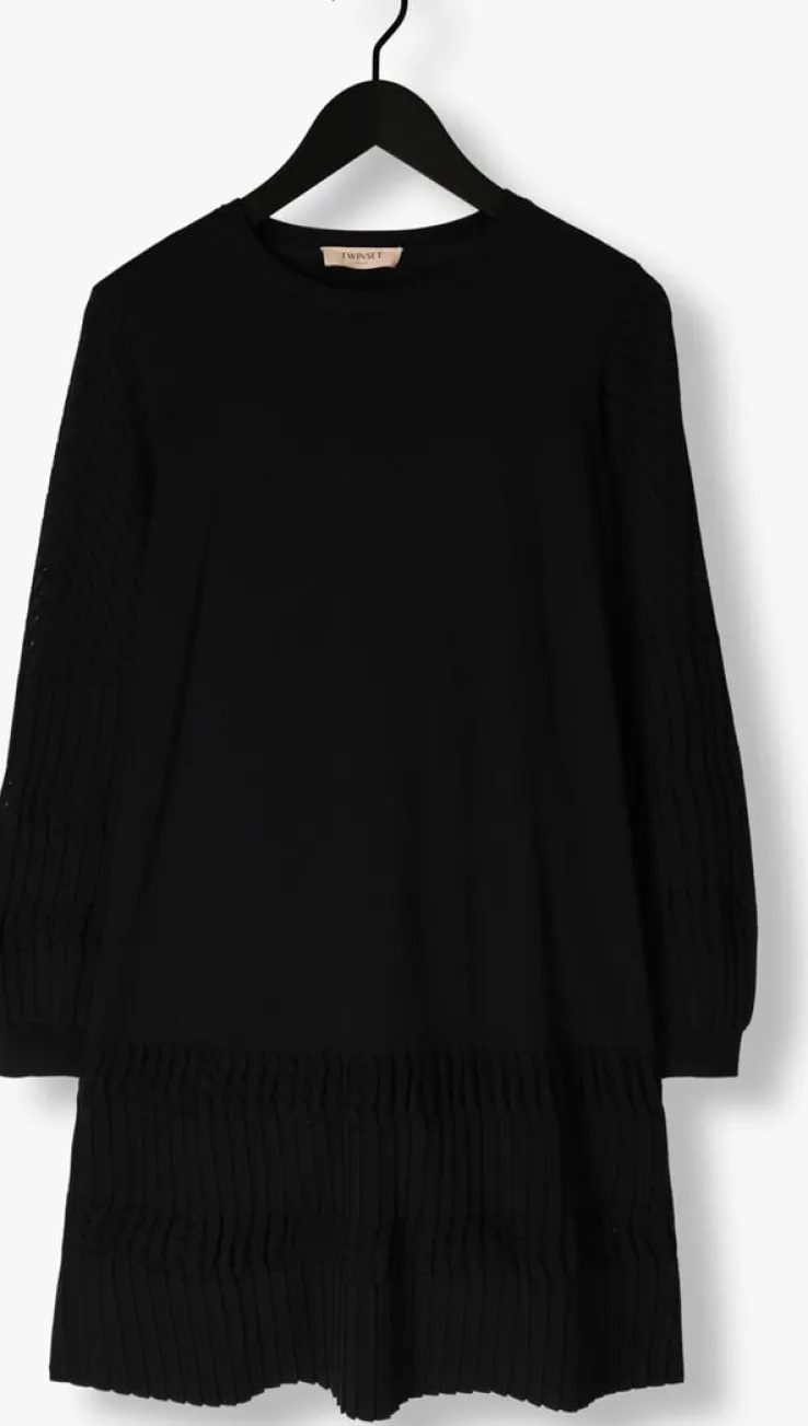 zwarte twinset milano mini jurk 242tp3550