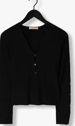 zwarte twinset milano tops & t-shirts 242tp3312