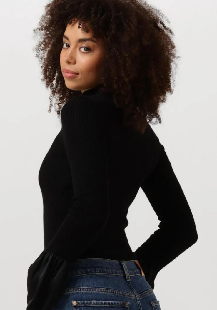 zwarte twinset milano tops & t-shirts 242tp3161