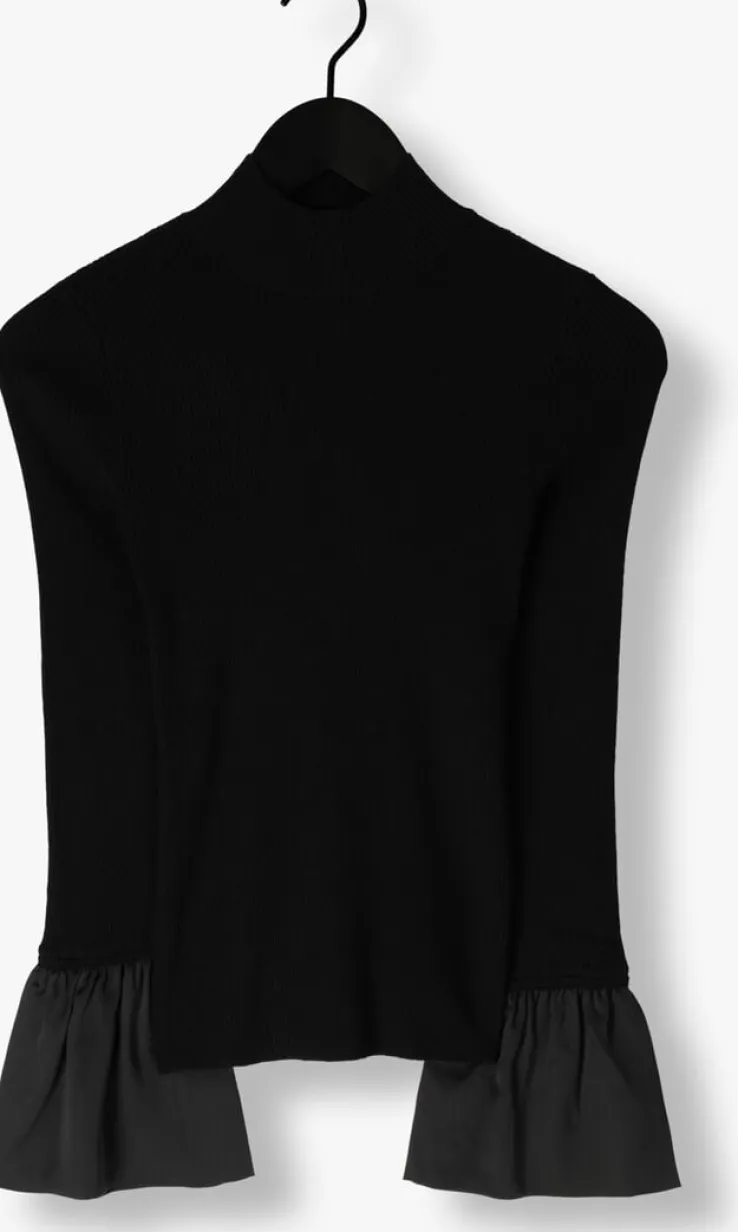 zwarte twinset milano tops & t-shirts 242tp3161